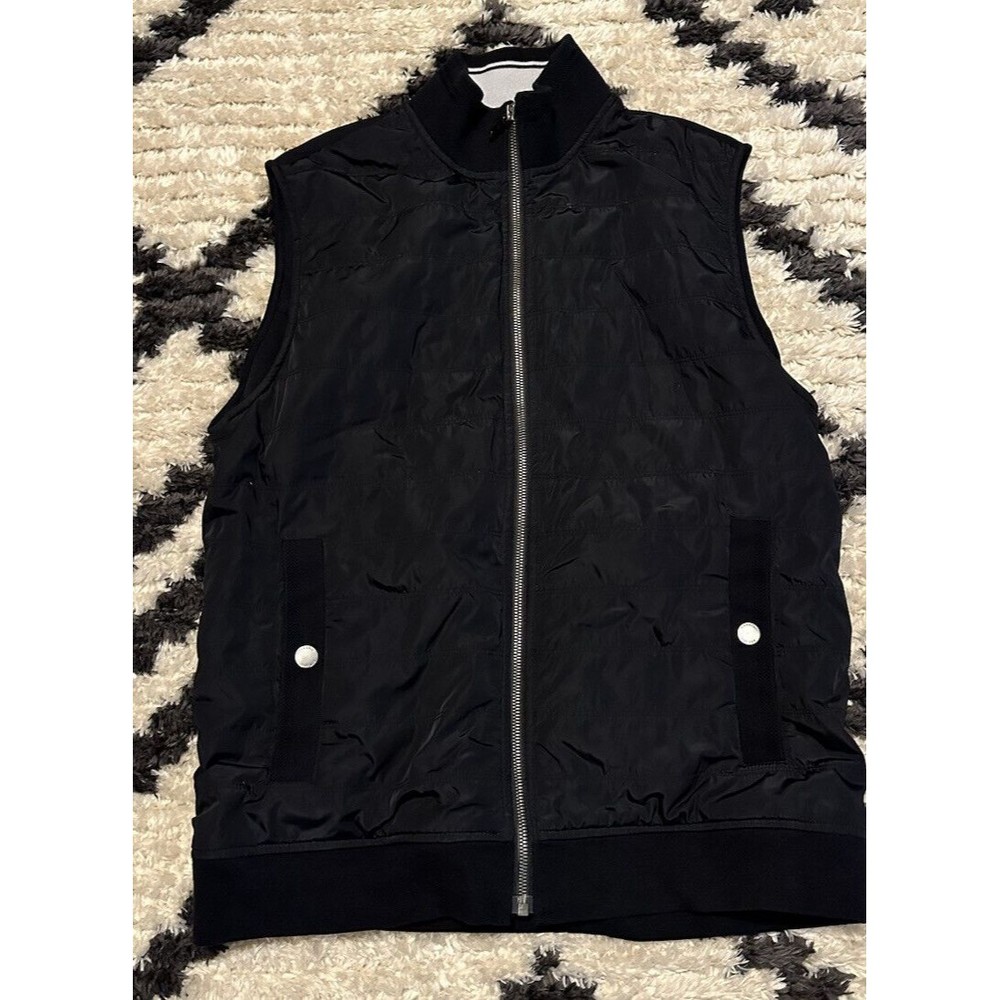 Untuck It Rebulo Vest Black 40866 Men’s Sz Small A109 Heavy Great Condition